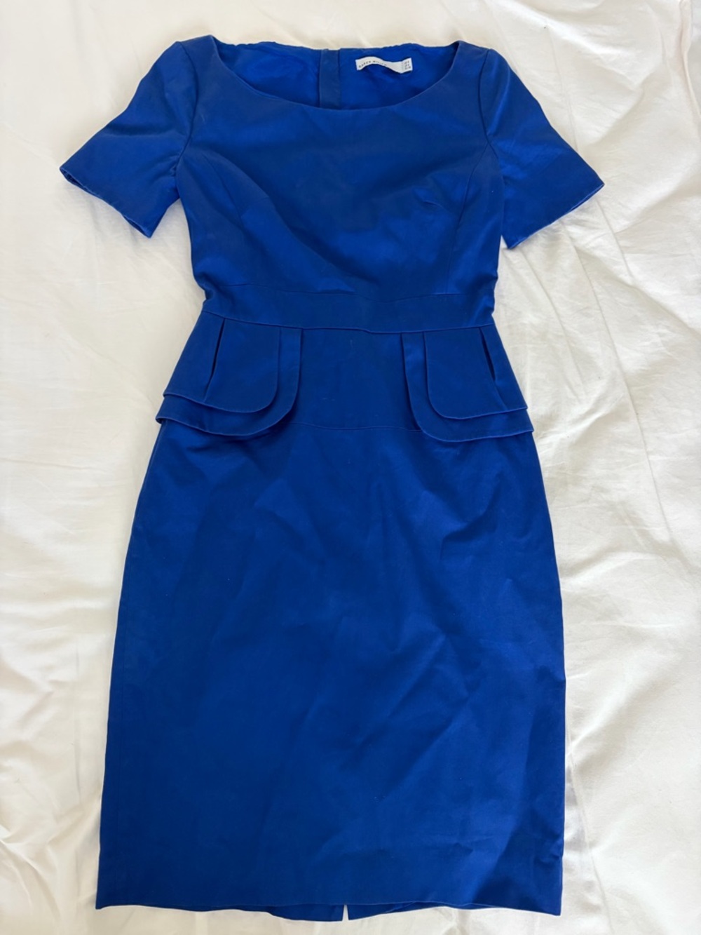 Karen Millen Royal Blue Midi Sheath Dress - Picture 2 of 4